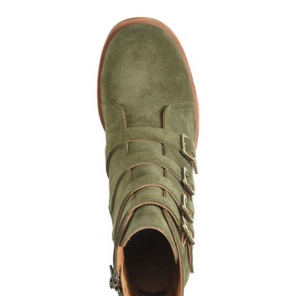 NWT Kork-Ease Green Dee Suede Ankle Boot - Picture 3 of 7